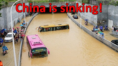 The most powerful flood in China. China is sinking!