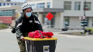 Helping those in need, Queen City Couriers providing bike delivery service for their neighbors