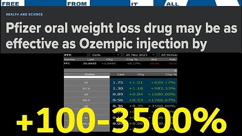 $PFE PFIZER MOASS CALLS UP OVER 3000% FOR INSIDERS, WE MANAGED TO GET 100% ON EM $PACW up 600%