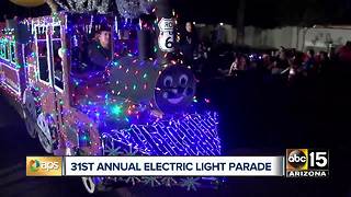 Annual Electric Light Parade held in downtown Phoenix