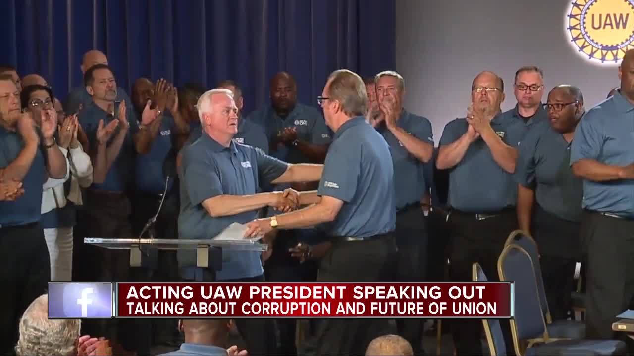 Acting UAW president speaking out about corruption and future of union