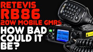 Retevis RB86 Mobile GMRS Review - Power Test And Everything Wrong With This Radio