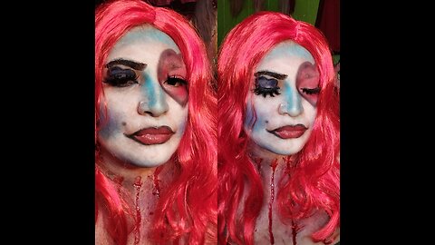 heart clown sfxmakeup