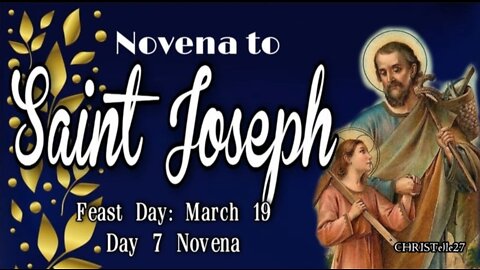 ST. JOSEPH NOVENA : Day 7