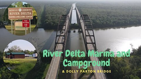 Exploring River Delta Marina and Campground + Breathtaking Drone Views of the Dolly Parton Bridge