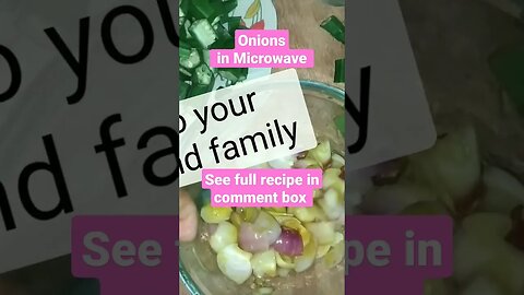 Onions in Microwave #youtubeshorts #shortsfeed #ytshorts