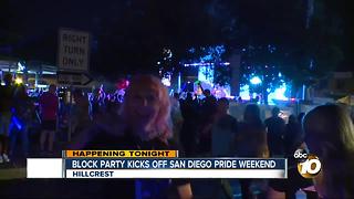 Block party kicks off San Diego Pride weekend