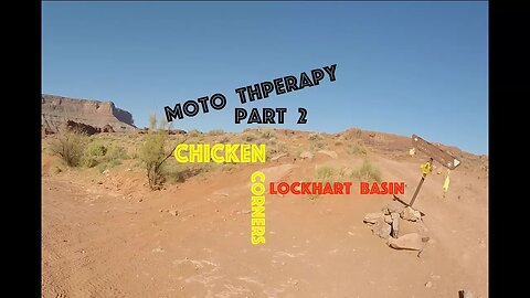 Africa Twin Moto Therapy in Moab Part 2 Chicken Corners