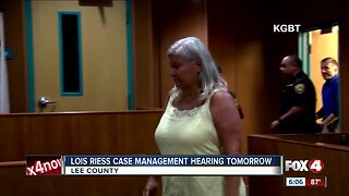 Lois Riess returns to court for management hearing