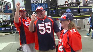 'It's a bucket list item': Broncos fans flock to draft in Nashville