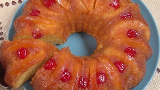 Pineapple Upside Down Bundt Cake