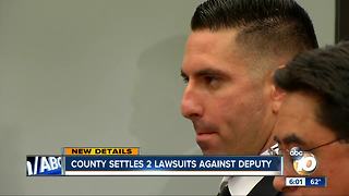 County settles two lawsuits against deputy