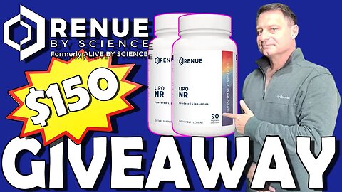 $150 MEGA NAD Booster GIVEAWAY | RENUE by SCIENCE