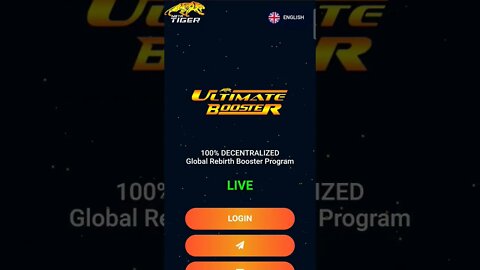 Non working income proof in Meta Tiger Ultimate Booster