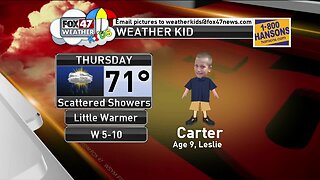 Weather Kid - Carter - 5/30/19