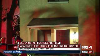 Four residents escape early morning apartment fire in Fort Myers