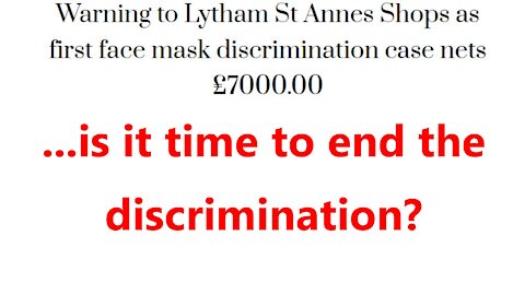...is it time to end the discrimination?