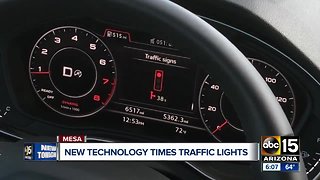 New technology times traffic lights for drivers