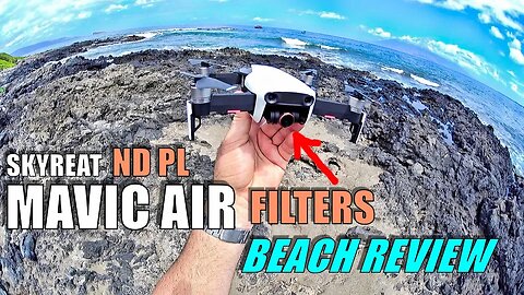 MAVIC AIR SKYREAT ND PL Lens Filters Review - [Unboxing, Installation & FLIGHT TEST]