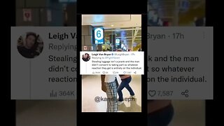 Airport luggage prank gone wrong #zoobox #nonsense #twitterquotes