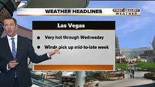 13 First Alert Las Vegas weather June 25 morning