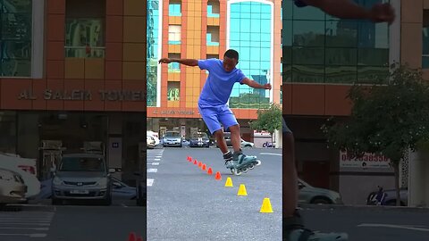 Aaaah - Steve Mweusi | Footwork Slalom #skateweaver #shorts