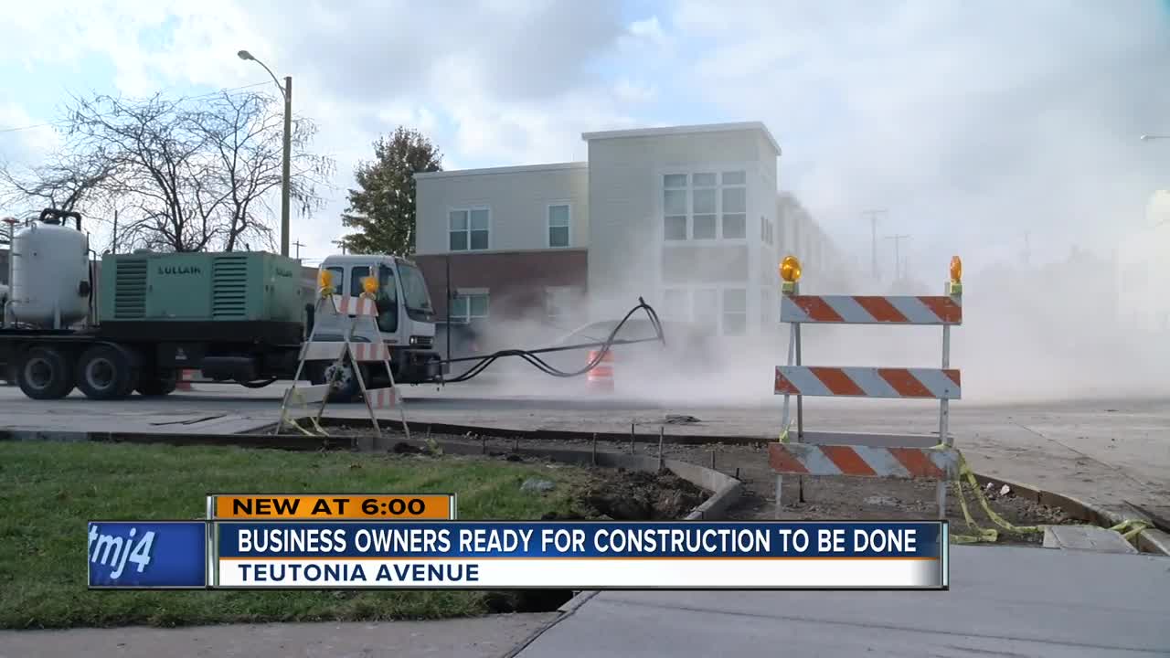 Business owners eagerly await construction on Teutonia to finish