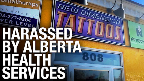 “Alienated” from Alberta Health: New Dimension Tattoos followed mask bylaw, ticketed anyway