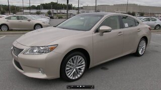 2013/2014 Lexus ES350 Ultra Luxury Start Up, Exhaust, and In Depth Review