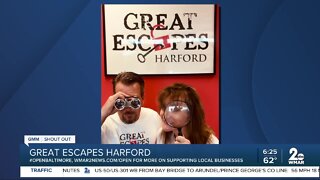 Great Escapes Harford says "We're Open Baltimore!"