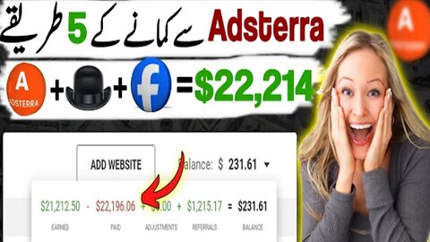 5 Ways to Make Money From Adsterra | Adsterra Direct Earning Tricks 2024 new mr king