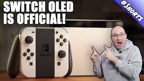 BREAKING! Nintendo Announces Switch OLED Coming October 2021! #Shorts