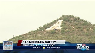 City leaders want to make Tucson's "A" Mountain safer