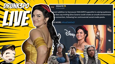 Media Slams Gina Carano, Mandalorian Movie, Megacon & More | Drunk3po Live