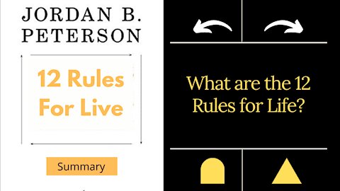 12 Rules For Life - Jordan Peterson