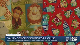 Valley senior sewing for a cause during pandemic