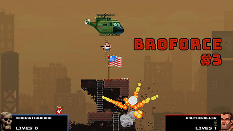 Broforce - Online Multiplayer Campaign #003 | Hard Mode, (Broforce Forever Update, 2023) #gaming