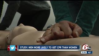 Women less likely to get CPR than men