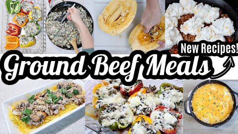 BEEF MEAL IDEAS GROUND BEEF RECIPES | COOK WITH ME!