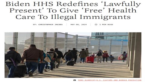 Biden HHS Redefines "Lawful Resident" to Give Healthcare to Illegals