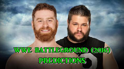 WWE Battleground (2016) Sami Zayn vs. Kevin Owens Predictions (WWE 2K16)