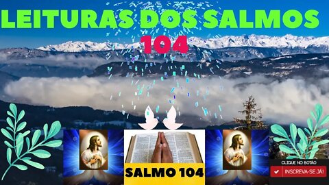 leituras da oração do salmos 104 oficial