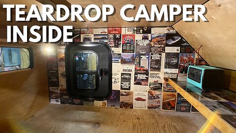 Teardrop Camper interior GOALS - Teardrop Build Ep.16