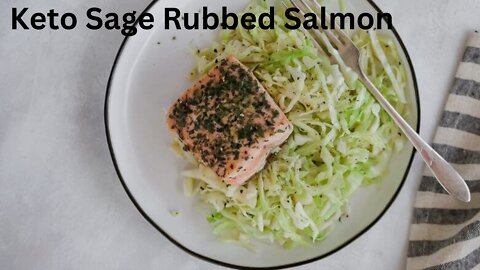 How To Make Keto Sage Rubbed Salmon