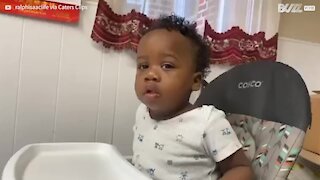 Child fails "patience challenge" with ease