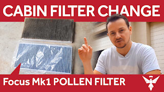 Cabin Filter Replacement - Pollen Filter Change - Ford Focus Mk1 / LR