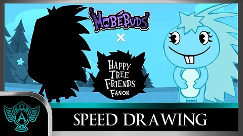 Speed Drawing: Happy Tree Friends Fanon - Aqua | Mobebuds Style