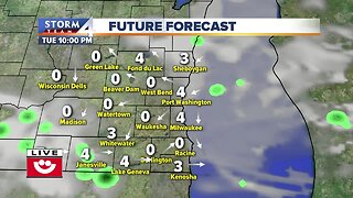 Chance of storms Tuesday afternoon