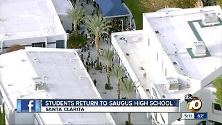 Students return to Saugus High