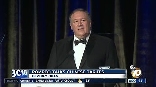 Secretary of State Mike Pompeo talks Chinese tariffs
